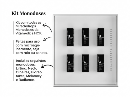 Kit Miracle Drops Monodoses Hidratação e Revitalização