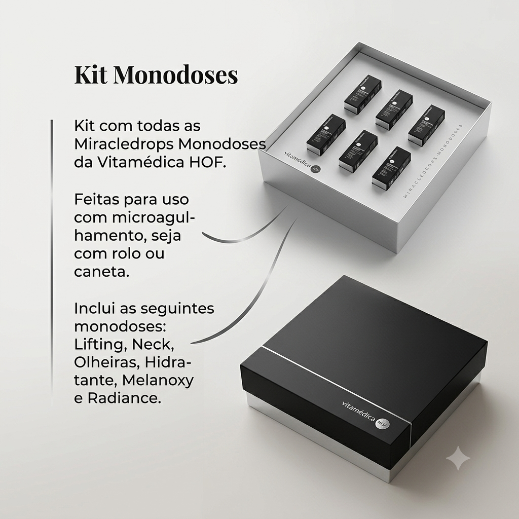 Kit Miracle Drops Monodoses Hidratação e Revitalização