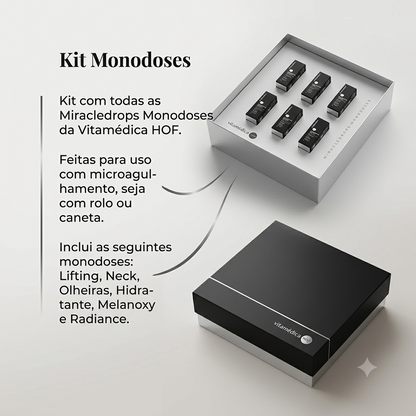 Kit Miracle Drops Monodoses Hidratação e Revitalização