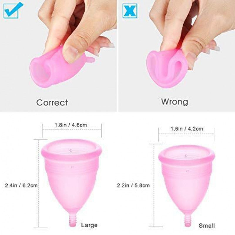 Coletor de silicone menstrual - mais higiene e saúde para mulher