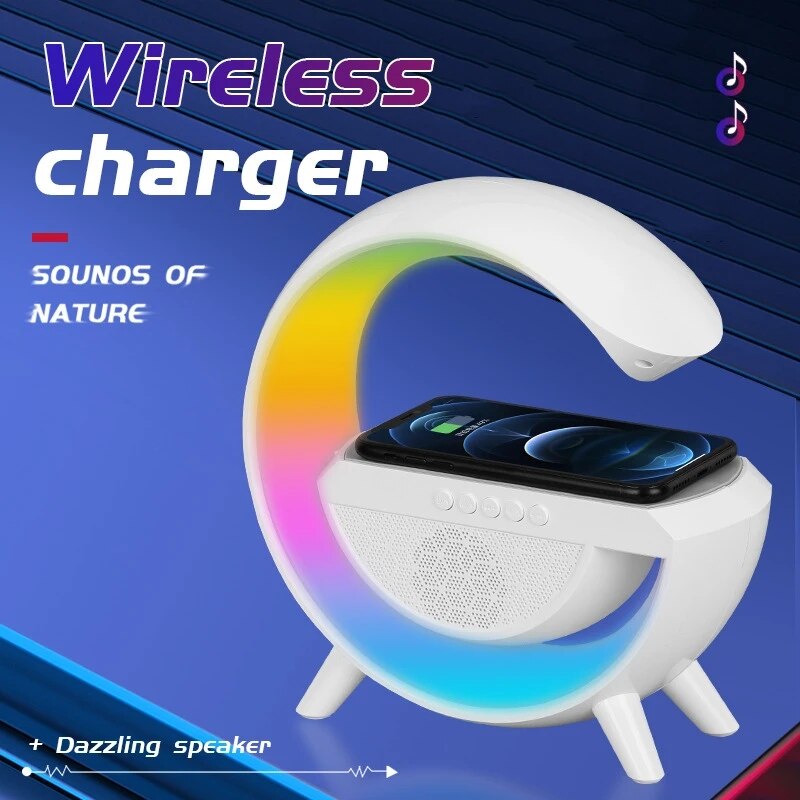 Carregador de celular wireless com led