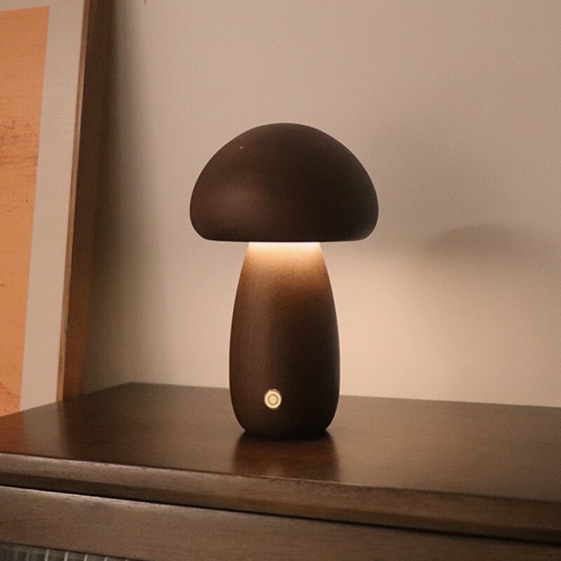 Cogumelo led de cabeceira para quarto