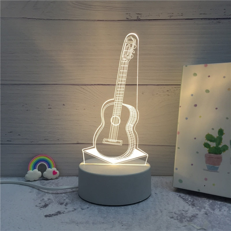 Luz para decoração estereoscópica 3D