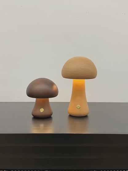 Cogumelo led de cabeceira para quarto