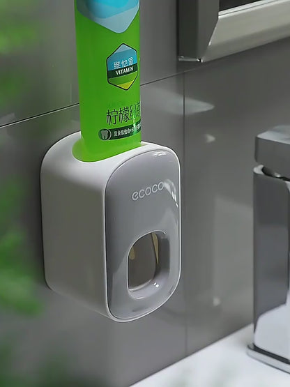 dispensador automático de creme dental com fixador de parede
