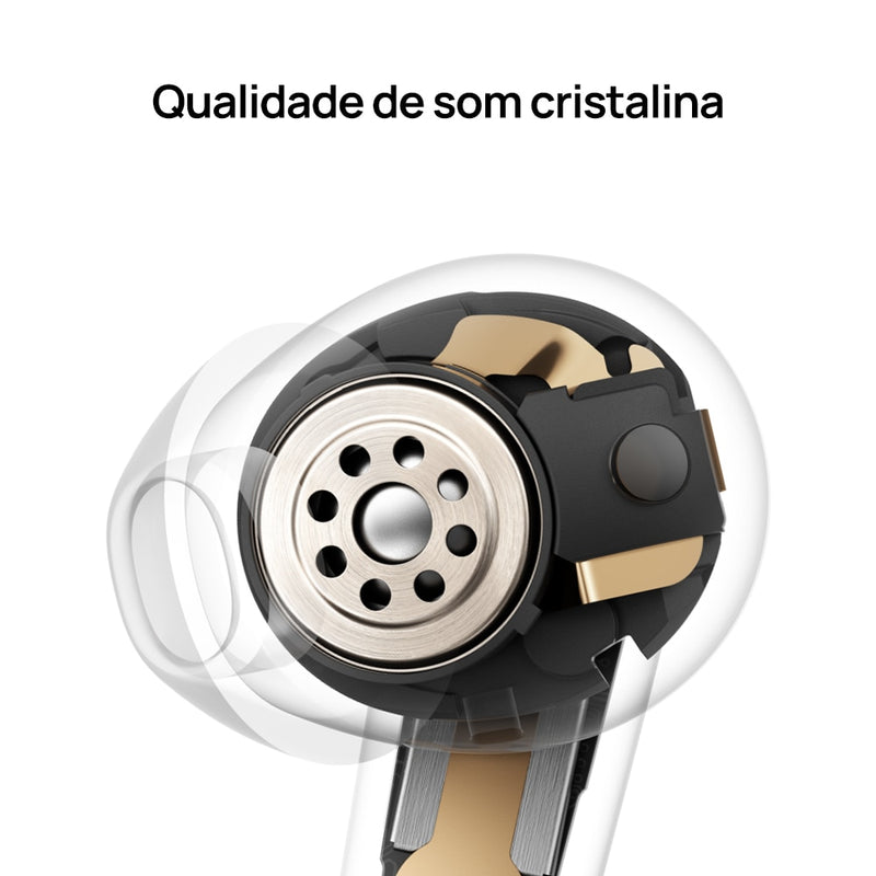 huawei freebuds se- som e qualidade - som cristalino- cancelamento de ruído