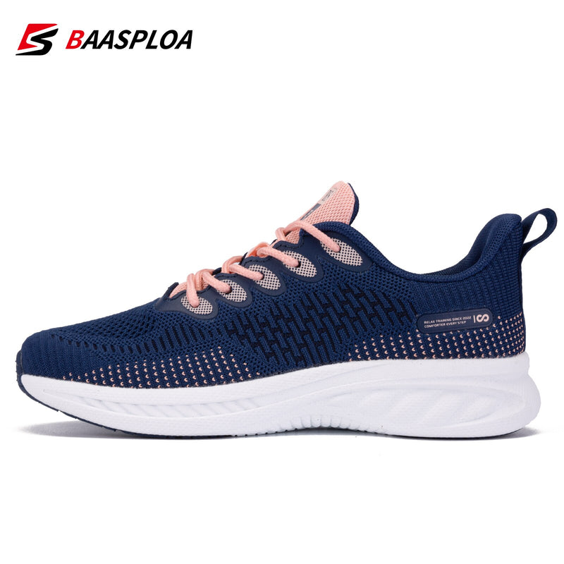 baasploa - tênis de corrida moda feminina - confortável para caminhada