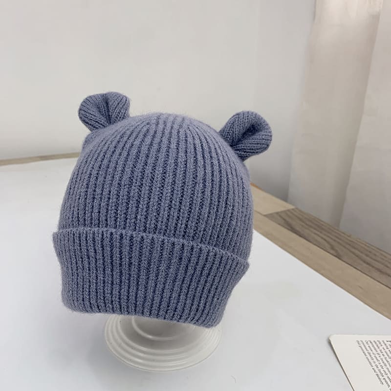 gorro para bebê orelha de urso - chapéu quente e macio infantil