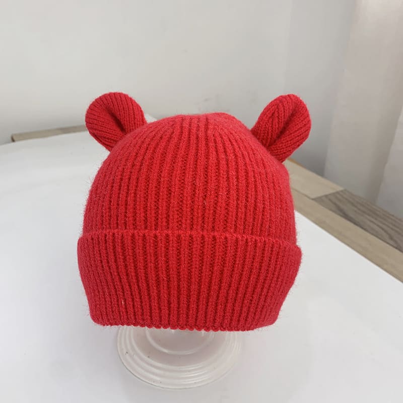 gorro para bebê orelha de urso - chapéu quente e macio infantil