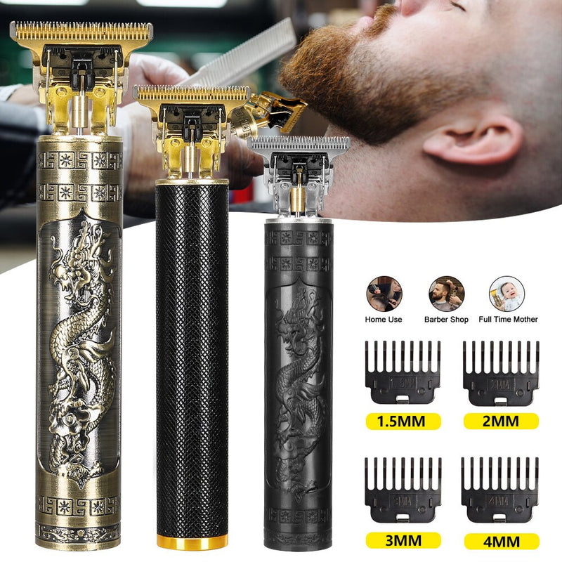 Máquina de cortar cabelo elétrica recarregável para homem - barbeador profissional