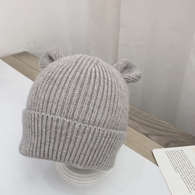 gorro para bebê orelha de urso - chapéu quente e macio infantil